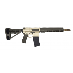 Blackout Defense Quantum DTL 223 Wylde 115 Barrel 1 30rd Magazine Slick Side GreenClear Anodized Pistol