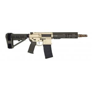 Blackout Defense Quantum DTL, .300blk, 9 Barrel, 1- 30rd Magazine, Slick Side, Green/Clear Anodized, Pistol