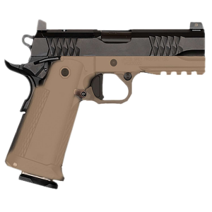 JACOB GREY FIREARMS TWC9EBB TWC9  9mm Luger 17+1 4.25 Black Bull Barrel, Black Optic Ready/Serrated Steel Slide, Battle Brown Aluminum Frame w/Beavertail & Picatinny Rail