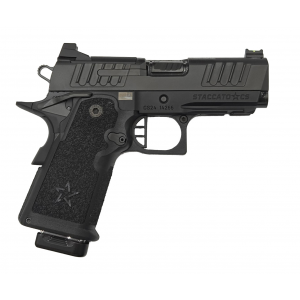 Staccato 2011 CS (V3), 9mm, 3.5 DLC Bull Barrel, 2 Magazines, AL Frame w/ Compact Grip, Optics Ready DLC Slide, Flat Trigger, Pistol