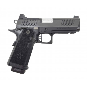 Staccato 2011 C, 9mm, 4.0 Barrel, 2 Magazines, Full Size Grip, Optics Ready, DLC Slide, Stainless Barrel Flat Trigger, Pistol