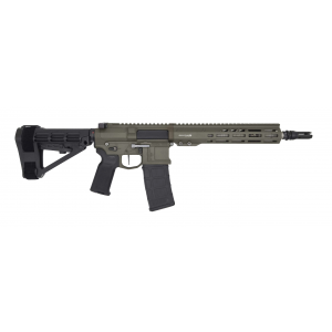 Blackout Defense Quantum DTL 223 Wylde 115 Barrel 1 30rd Magazine Slick Side GreenBlack Pistol