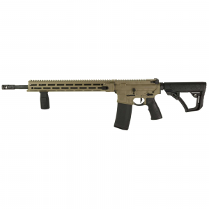 Daniel Defense 0212811090047 DDM4 V7 Pro 5.56x45mm NATO 18 30+1, FDE Rec, Black OEM Overmolded Stock & Grip, Geissele Trigger