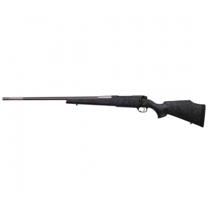 Weatherby MAM01N257WL8B Mark V Accumark 257 Wthby Mag 3+1 26 Black w/Gray Webbing Fixed Monte Carlo Stock Graphite Black Cerakote Left Hand