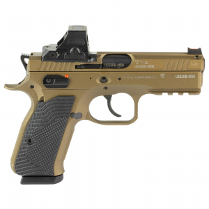 CZ Shadow 2 Compact 9mm 15+1rd 4 Barrel  w/ Holosun 508T Bronze Pistol