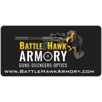 Sticker - RC Rectangle 4 x 2 White Paper High Gloss Permanent - BattleHawk Armory