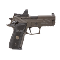 Sig Sauer P229 Compact Legion RX 9mm Luger 3.9 10 Round Legion Gray Cerakote Elite Black G10 Grip Pistol W/Romeo1Pro Sight