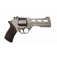 Chiappa Firearms Rhino 50DS 357 Mag 5 6 Round Nickel Plated Walnut Grip Revolver