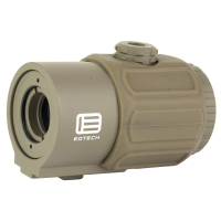 EOTech, G43, 3X Magnifier, QD Mount, Switch to Side, 34mm , Matte Finish, Tan, Includes Mount