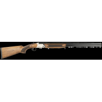 Gforce Arms S16 Filthy Pheasant 12 Gauge 28 Black Barrel, 3 Chamber, 2rd Capacity, Nickel Engraved Metal Finish & Turkish Walnut Stock Ambidextrous Shotgun