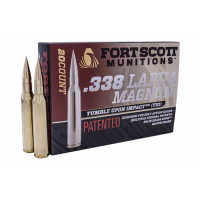 Fort Scott Munitions 338 Lapua 250 gr Tumble Upon Impact (TUI) 20rd Box