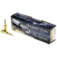 Alexander Arms AG123LSBOX Rifle Ammo  6.5 Grendel 123 gr Lapua Scenar (Hollow Point Boat Tail) 20 Bx/ 10 Cs