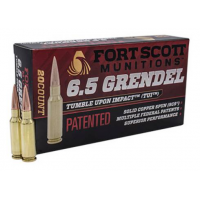 Fort Scott Munitions 6.5 Grendel 123 gr SCS Tumble Upon Impact (TUI) 20rd Box