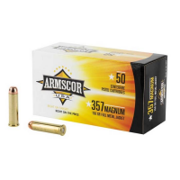 Armscor 357 Mag 158 gr Full Metal Jacket (FMJ) Revolver Ammunition 50rd BOX