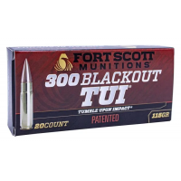 Fort Scott Munitions 300 Blackout 115 gr SCS Tumble Upon Impact (TUI) 20rd Box