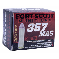 Fort Scott Munitions 357 Magnum 125 gr Tumble Upon Impact (TUI) 20rd Box