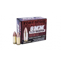 Fort Scott Munitions 9mm Subsonic 115 gr Tumble Upon Impact (TUI) 20rd Box