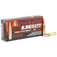 Fort Scott Munitions 5.56 NATO 55 gr SCS Tumble Upon Impact (TUI) 20rd Box