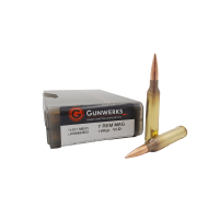 Gunwerks 7mm Rem Mag, 168gr VLD, 20rd Box