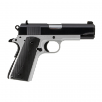 Tisas 1911 Aviator 45 ACP 4.25 Aluminum Frame Black Slide Black Rubber Grips Pistol