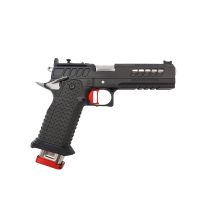 Atlas Gunworks Titan RDS v2, 9mm, 5 Barrel, 2 Magazine, RMR/SRO Ready, Red Accents, Pistol