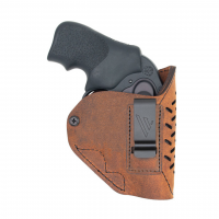 Versacarry Revolver IWB Holster, Brown Leather, Right Handed