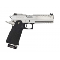 Accuracy X PRO D1 Delta, 9mm, 5 Barrel, 1- 17rd Magazine, Optics Ready, Satin Stainless, Pistol