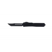 Microtech 119-1DLCTSH Ultratech Hellhound Shadow, Black Handle & DLC Blade OTF Automatic Knife