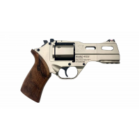 Chiappa Firearms Rhino 40DS 357 Mag 6rd 4 Nickel Plated Aluminum Frame Nickel Plated Steel Cylinder Walnut Grip Revolver