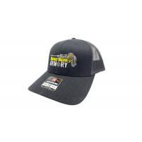 BattleHawk Armory Richardson 112 Snapback Trucker Hat- Black/Black