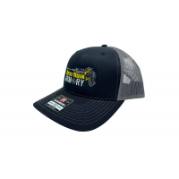 BattleHawk Armory Richardson 112 Snapback Trucker Hat- Black/Charcoal