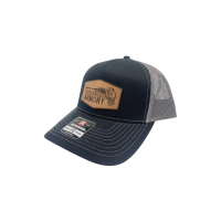 BattleHawk Armory Richardson 112 Snapback Trucker Hat- Black/Charcoal BattleHawk Armory Woven Patch