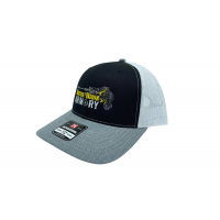 BattleHawk Armory Richardson 112 Snapback Trucker Hat- Black/White/Heather