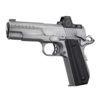 Ed Brown FX2SS FX2  45 ACP 4.25 7+1 Stainless Steel Slide Black G10 Grip with Trijicon RMRcc Sight