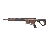 Daniel Defense 0208815126055 DDM4 M4A1 *CA Compliant 5.56x45mm NATO 14.50 10+1 Mil-Spec Brown Cerakote 6 Position w/SoftTouch Overmolding Stock