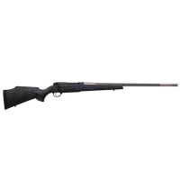 Weatherby MAM012MMMWR8B Mark V Accumark 338-378 Wthby Mag 2+1 26 Black w/Gray Webbing Fixed Monte Carlo Stock Graphite Black Cerakote Right Hand