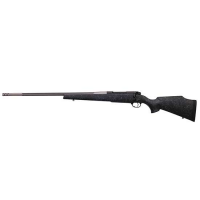 Weatherby MAM01N257WL8B Mark V Accumark 257 Wthby Mag 3+1 26 Black w/Gray Webbing Fixed Monte Carlo Stock Graphite Black Cerakote Left Hand