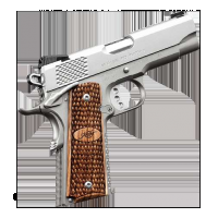 Kimber Stainless Pro Raptor Ii 45 Auto (acp) 4in Stainless/wood - 8+1 Rounds - Raptor Pistols Take Their Name From A Combination Of Aggressive Slide And Frame Serrations, Feathered Logo Grips And Special Scaled Texturing Accents. While This Patented.