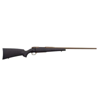 Weatherby MHU05N243NR2T Mark V Hunter 243 Win 4+1 22, Burnt Bronze Cerakote Barrel/Rec, Black Speckled Urban Gray Synthetic Stock