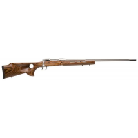 Savage 18517 12 BTCSS Bolt 204 Ruger 26 4+1 Laminate Thumbhole Brown Stk Stainless Steel