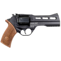 Chiappa Firearms 340220 Rhino 50DS 357 Mag 6rd 5 Black Anodized Aluminum Frame Blued Cylinder Walnut Grip