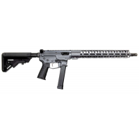 Battle Arms Development Billet XIPHOS 9 AR Rifle - Combat Grey | 9mm | 16 Barrel | 15 M-LOK Free-Float Rail | Ambi Charging Handle | Nickel Teflon Trigger | B5 Bravo Stock