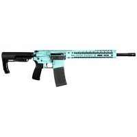 Black Rain BROFUSIONTBB Spec + Fusion 5.56x45mm NATO 16 30+1 Tiffany Blue Battleworn Cerakote 6 Position MFT Minimalist Stock