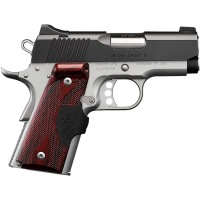 Kimber Ultra Carry II Two-Tone LG Crimson Trace 9mm Luger 3in Silver/Rosewood - 8+1 Rounds