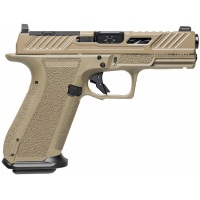 Shadow Systems XR920 Elite 9mm 5 17+1 Black Match Grade/Spiral Fluted Barrel, Black Nitride Optic Cut/Serrated/ FDE Pistol