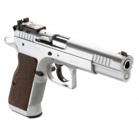 Italian Firearms Group TF-LIMPRO-45 Limited Pro  45 ACP 4.80 10+1 Hard Chrome Brown Polymer Grip