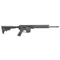 Ruger AR-556 with Free Float Handguard 5.56x45mm NATO 16.1 10 Round Black Hard Coat Collapsable Stock Anodized Rifle