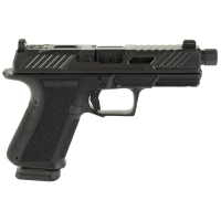 Shadow Systems MR920 Elite Compact 9mm 4 Black Nitride Match/Spiral Fluted Threaded 15+1 Black/Black Optic Cut Pistol