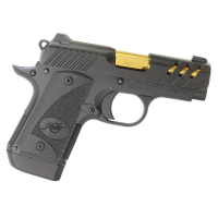 Kimber Micro 9 ESV (Black) (TiN Gold Barrel) 9mm 3.15 7 Rd. Pistol