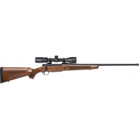 Mossberg 28124 Patriot  300 Win Mag 3+1 24 Walnut Black Right Hand with Vortex Crossfire II 3-9x40mm Scope